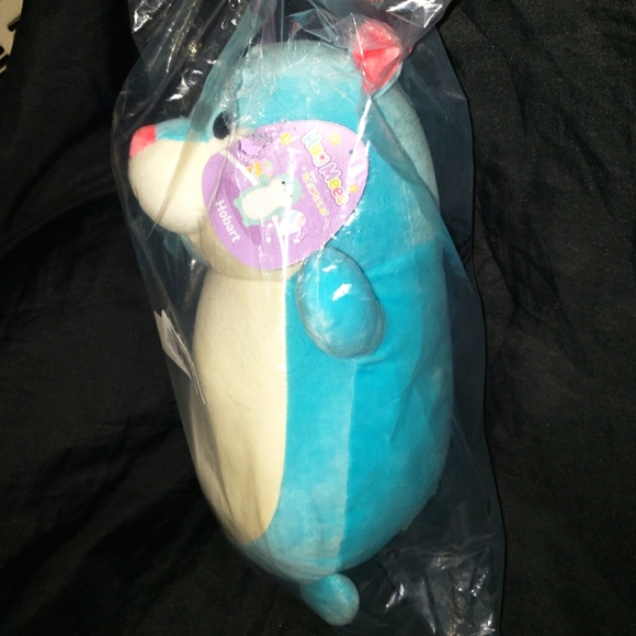 Squishmallow 12" HugMees HOBART Teal Hamster EASTER 2023 NWT KellyToy in BAG Htf - Picture 5 of 8